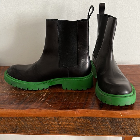 Kenzo X H&M Leather Boots Men’s 12 - Picture 2 of 7